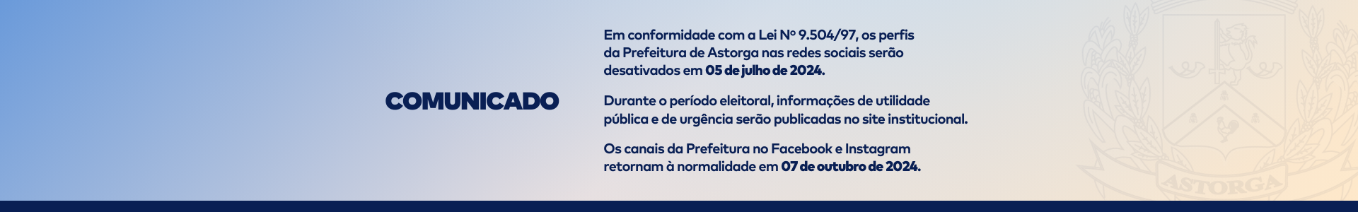 COMUNICADO