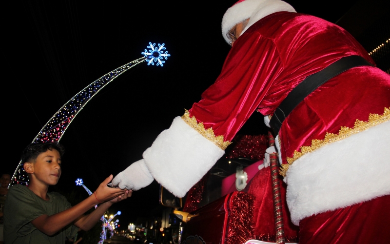 Astorga celebra a chegada do Papai Noel em grande estilo